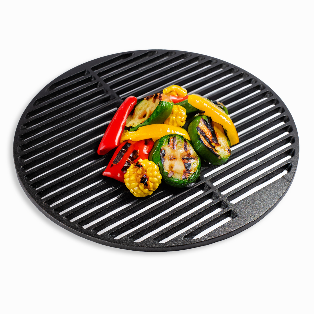 BBQ Grillplatte KEG10, rund, Ø45 cm, Grillrost, Gußeisen, Gussrost,  Grill,  Grillaufsatz