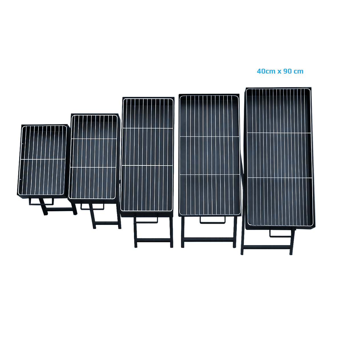 Holzkohlegrill, Grill BBQ, Klappgrill, Camping Standgrill, tragbar, schwarz, verschiedene Großen Holzkohlegrill, Grill BBQ, Klappgrill, Camping Standgrill, tragbar, schwarz, verschiedene Großen