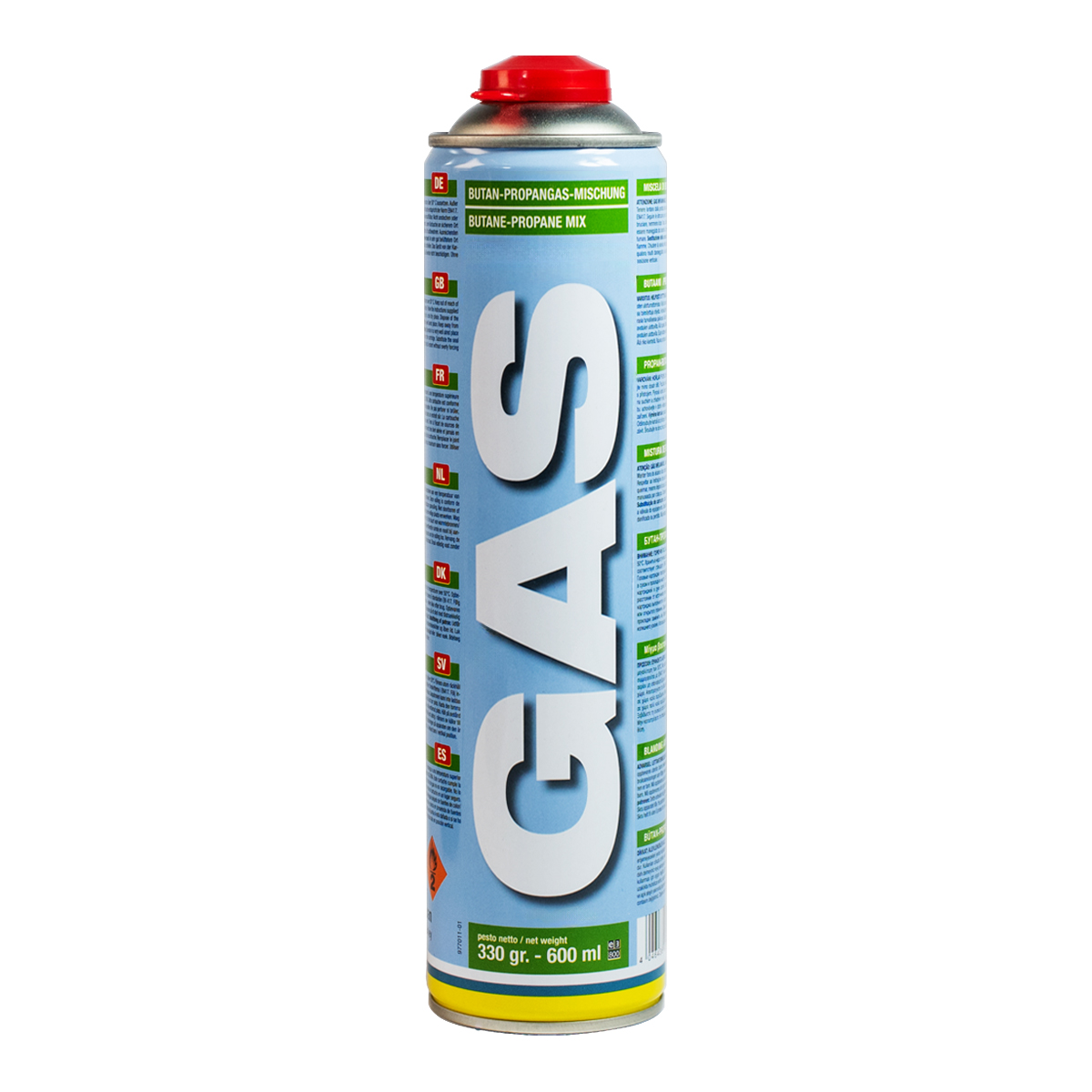  Gaskartusche Universalgas Druckgasdose 600ml 330g Butan-Propangas-Mischung