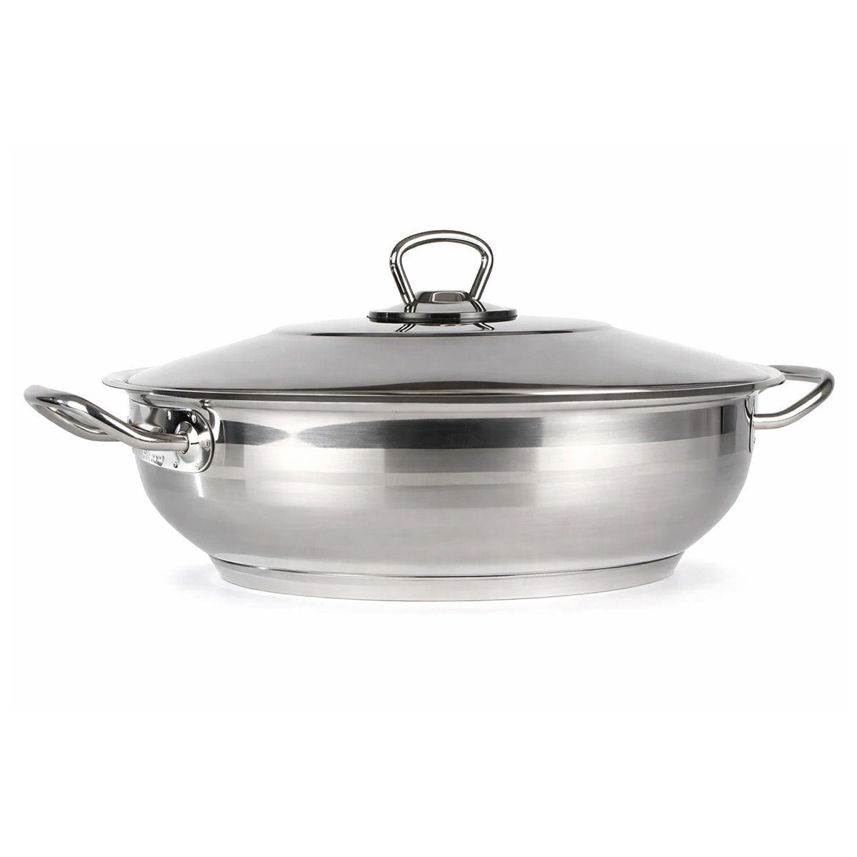 Gastronomie Kochtopf mit Deckel, verschiedene Großen, Fassungsvermögen von 5,7L bis 54L, Edelstahl 