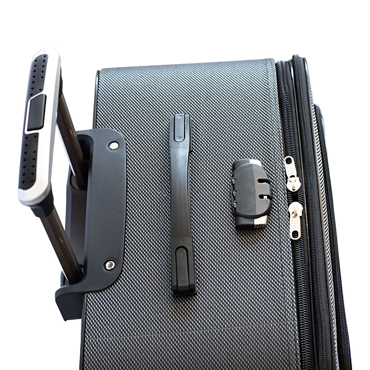 Reisekofferset, 3-teilig, M-L-XL-Set, Stoffkoffer, Travel Bag, mit Zahlenschloss 