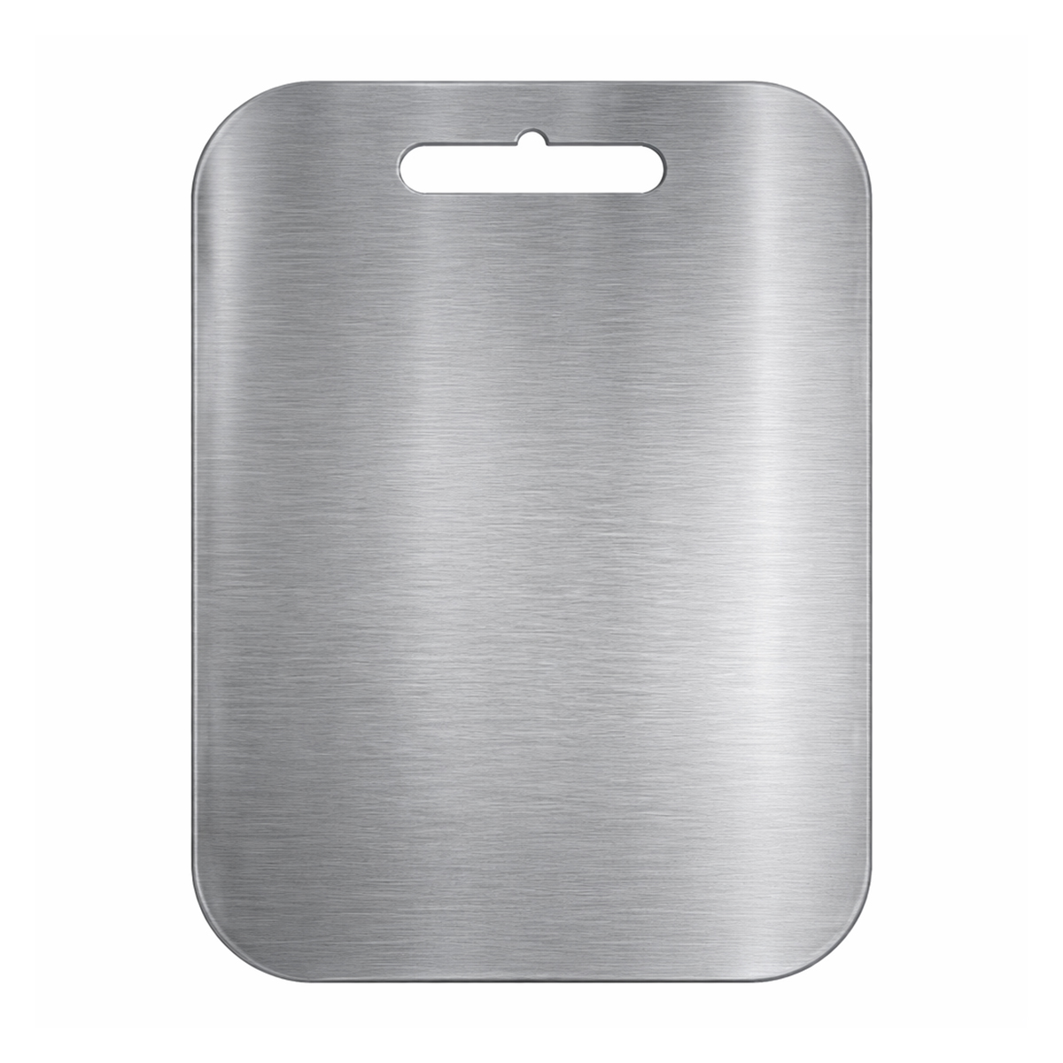 Doppelseitiges Schneidebrett 34x26 cm, Edelstahl,  Küchenbrett,  Schneidebrett für die Küche