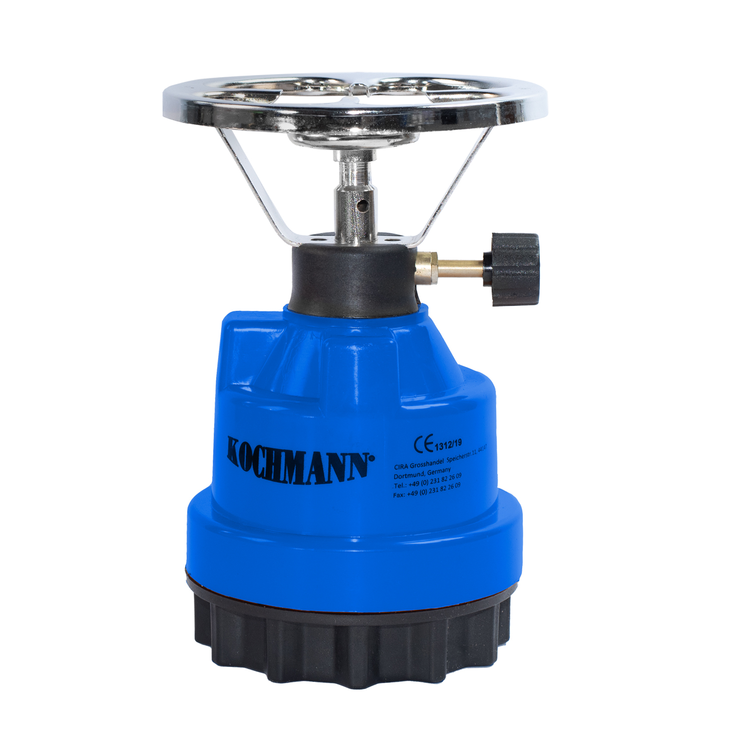 Campingkocher, Mod. PK-190, Gaskocher für 190g Stechgasgaskartuschen, Plastikkörper, Gas Kocher, Outdoor