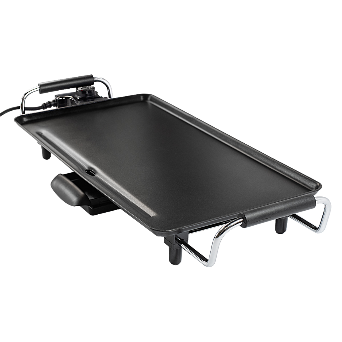 Elektrischer Teppanyaki Grill, Tischplatte Grillplatte Kochplatte Barbeque 