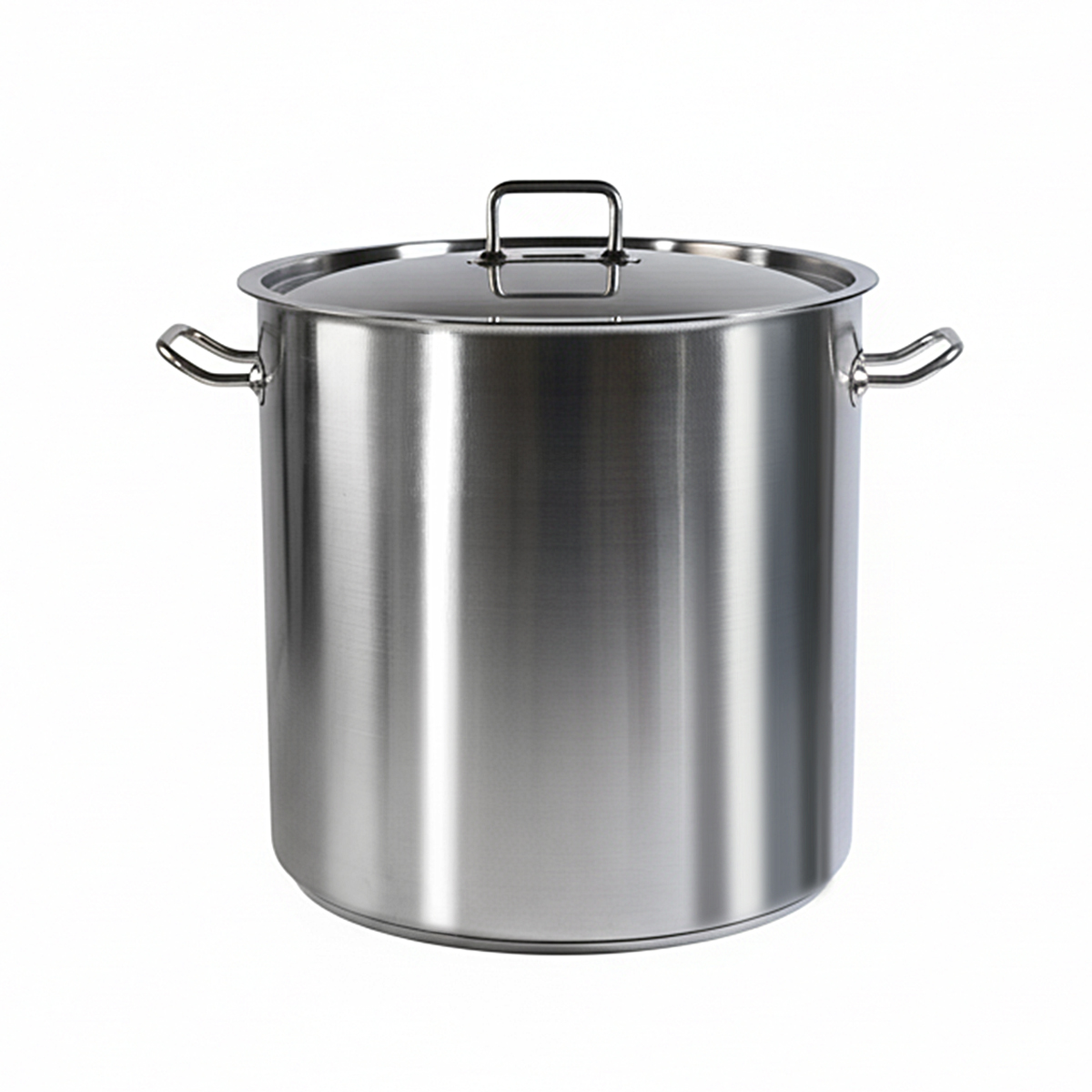 Gastronomie Kochtopf 36cm x 36cm, Fassungsvermögen 37L, Suppentopf aus Edelstahl mit Deckel 