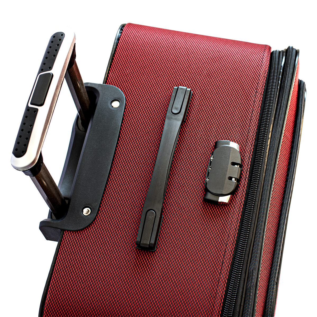 Reisekofferset, verschiedene Farben, 3-teilig, M-L-XL-Set, Stoffkoffer, Travel Bag, mit Zahlenschloss 