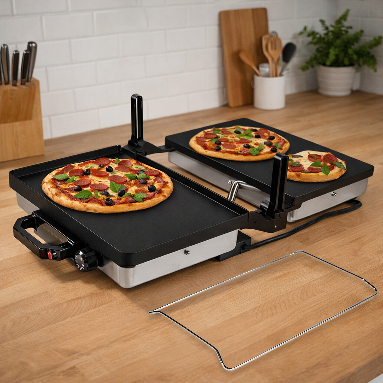 Elektrogrill Multigrill Elektro Kontaktgrill Teflon Toaster 2000W