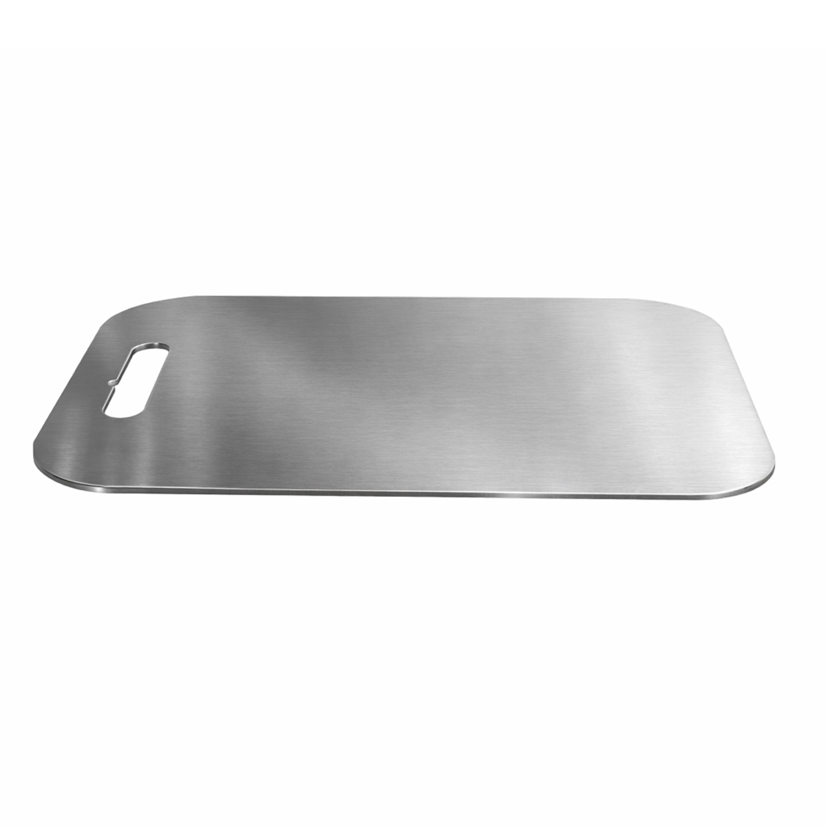 Doppelseitiges Schneidebrett 34x26 cm, Edelstahl,  Küchenbrett,  Schneidebrett für die Küche