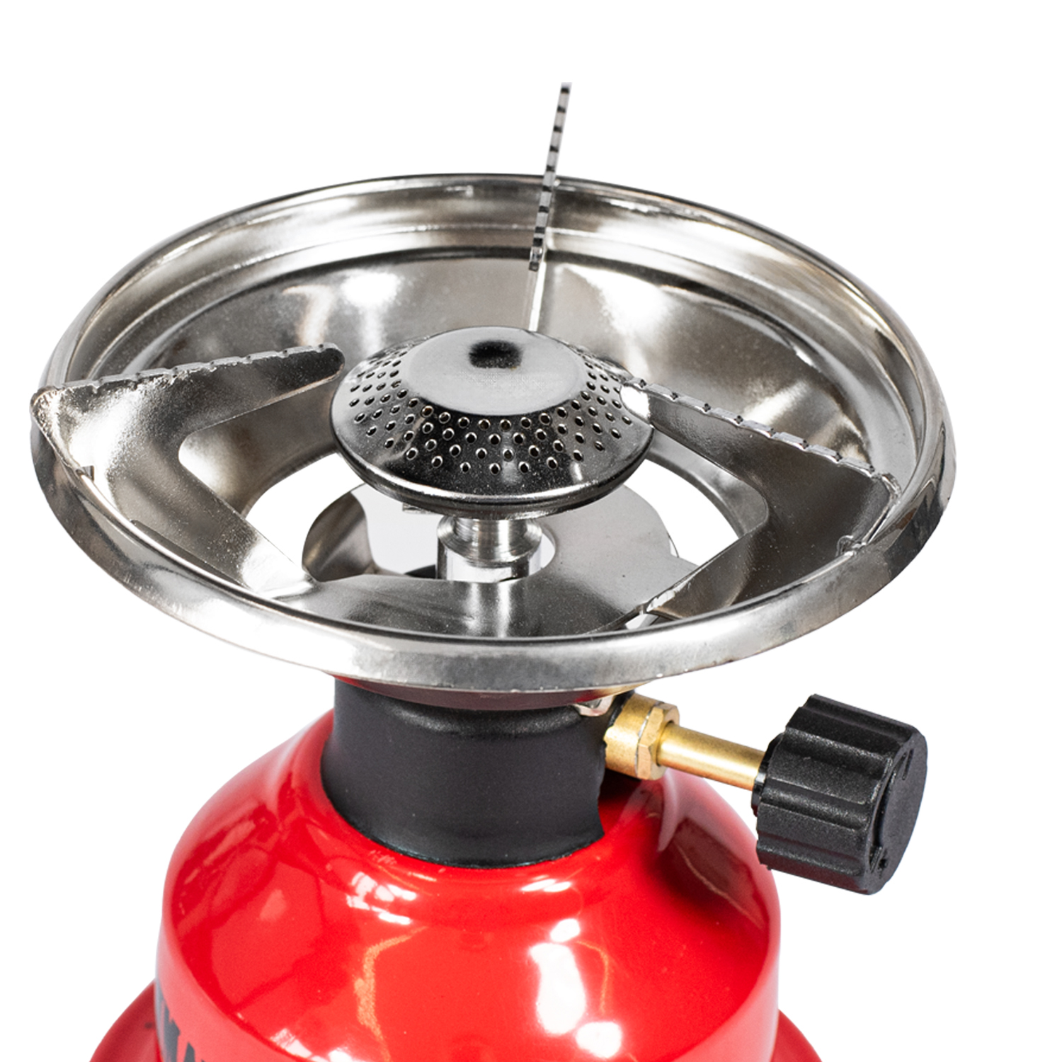 Campingkocher, Mod. K-191, Gaskocher für 190g Stechgasgaskartuschen, Metallkörper in versch. Farben, Gas Kocher, Outdoor