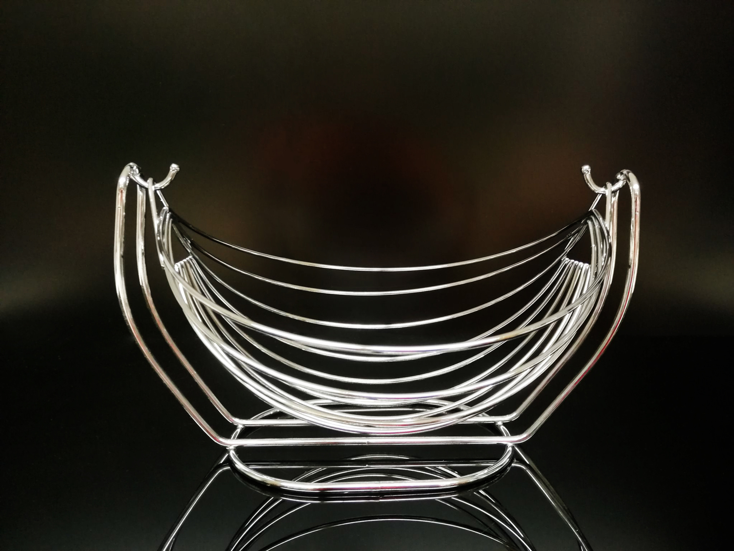 Obstkorb Chrom, Schaukel Art.C06-2 