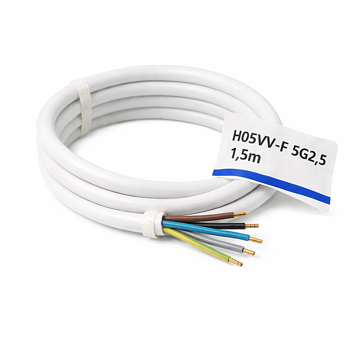 Herdanschluss Kabel, H05VV-F 5G2,5, 1,5m, 