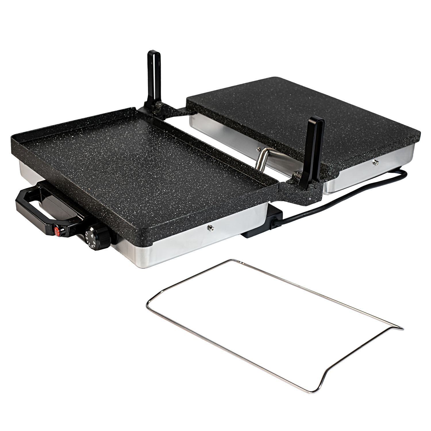 Elektrogrill Multigrill Elektro Kontaktgrill Granit Toaster 2000W 